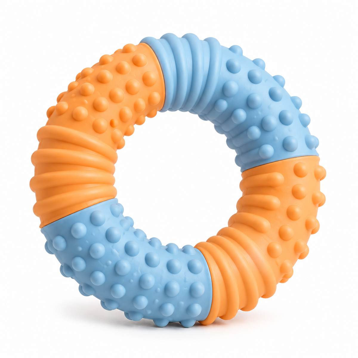 Orbit Bounce Textured Ring Dog Toy