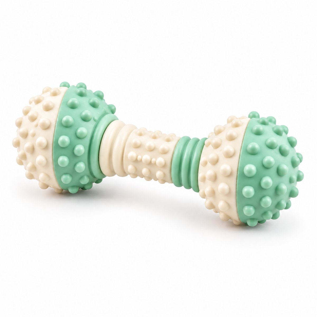 Orbit Bounce Textured Dumbbell Dog Toy