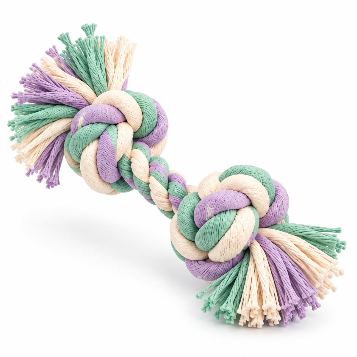 ColorPop Double-Knot Rope Dog Toy