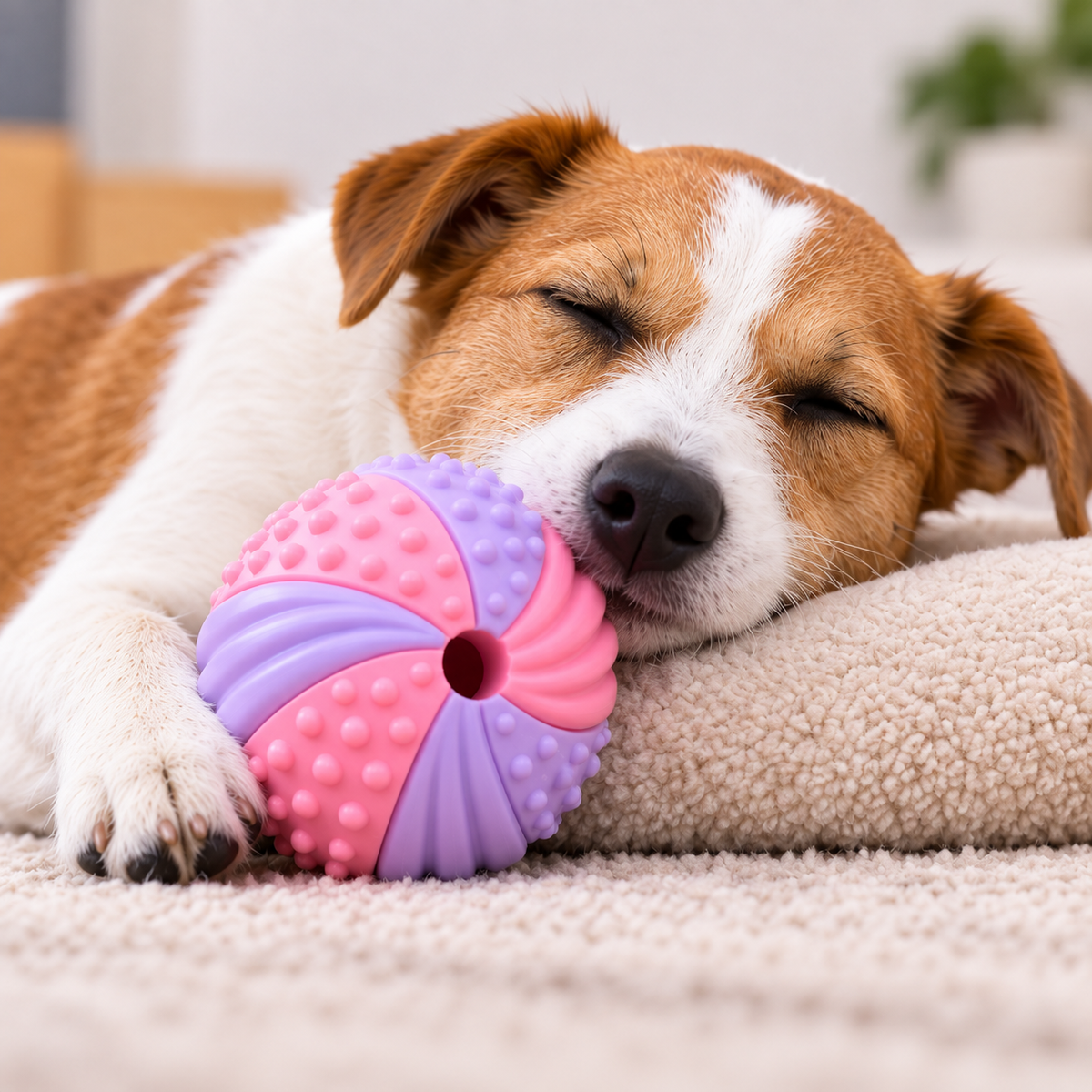 Orbit Bounce Multi-Texture Dog Ball