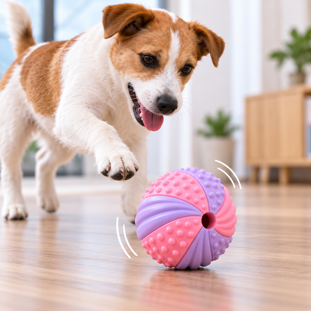 Orbit Bounce Multi-Texture Dog Ball