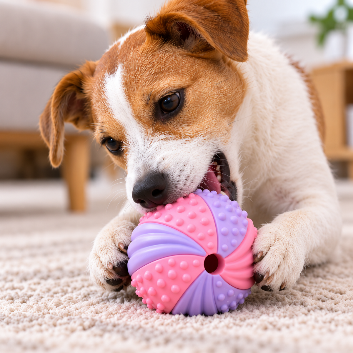 Orbit Bounce Multi-Texture Dog Ball