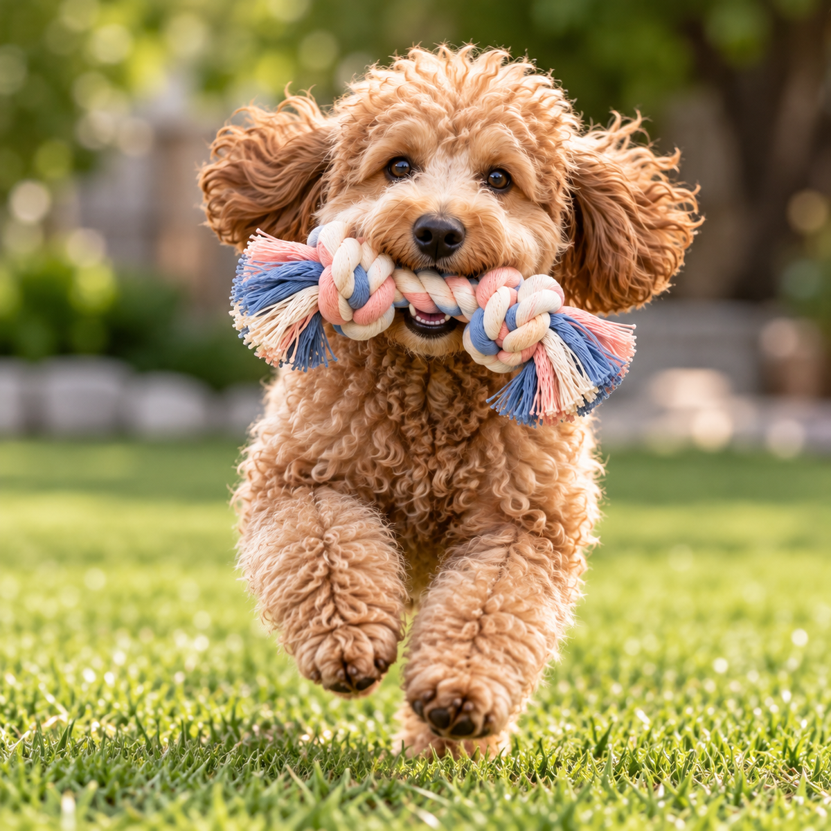 ColorPop Braided Knot Rope Dog Toy