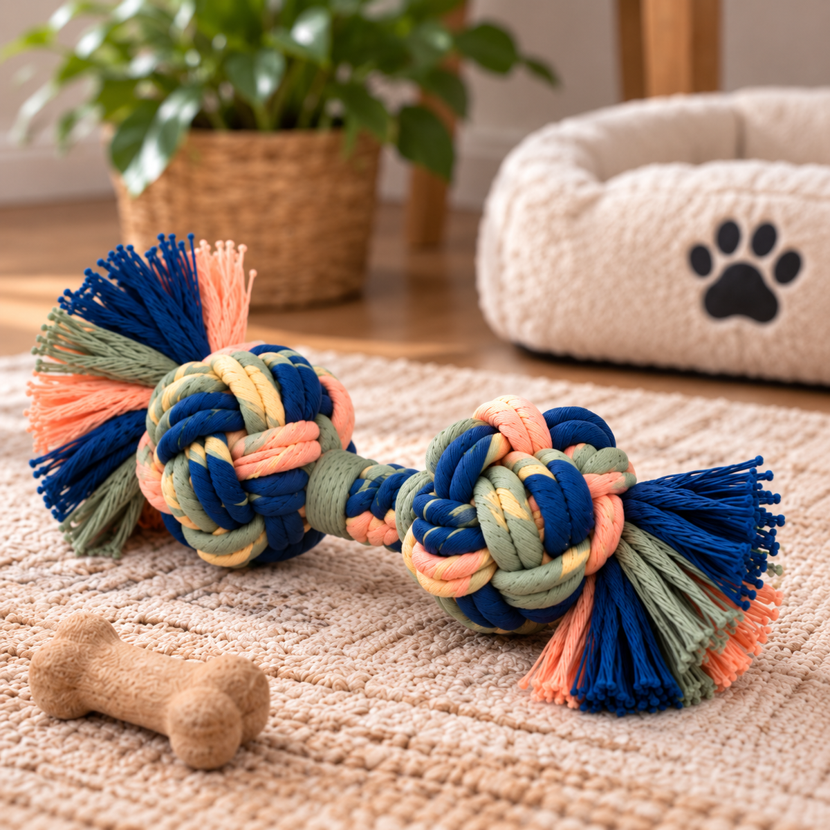 ColorPop Adventure Rope Dog Toy