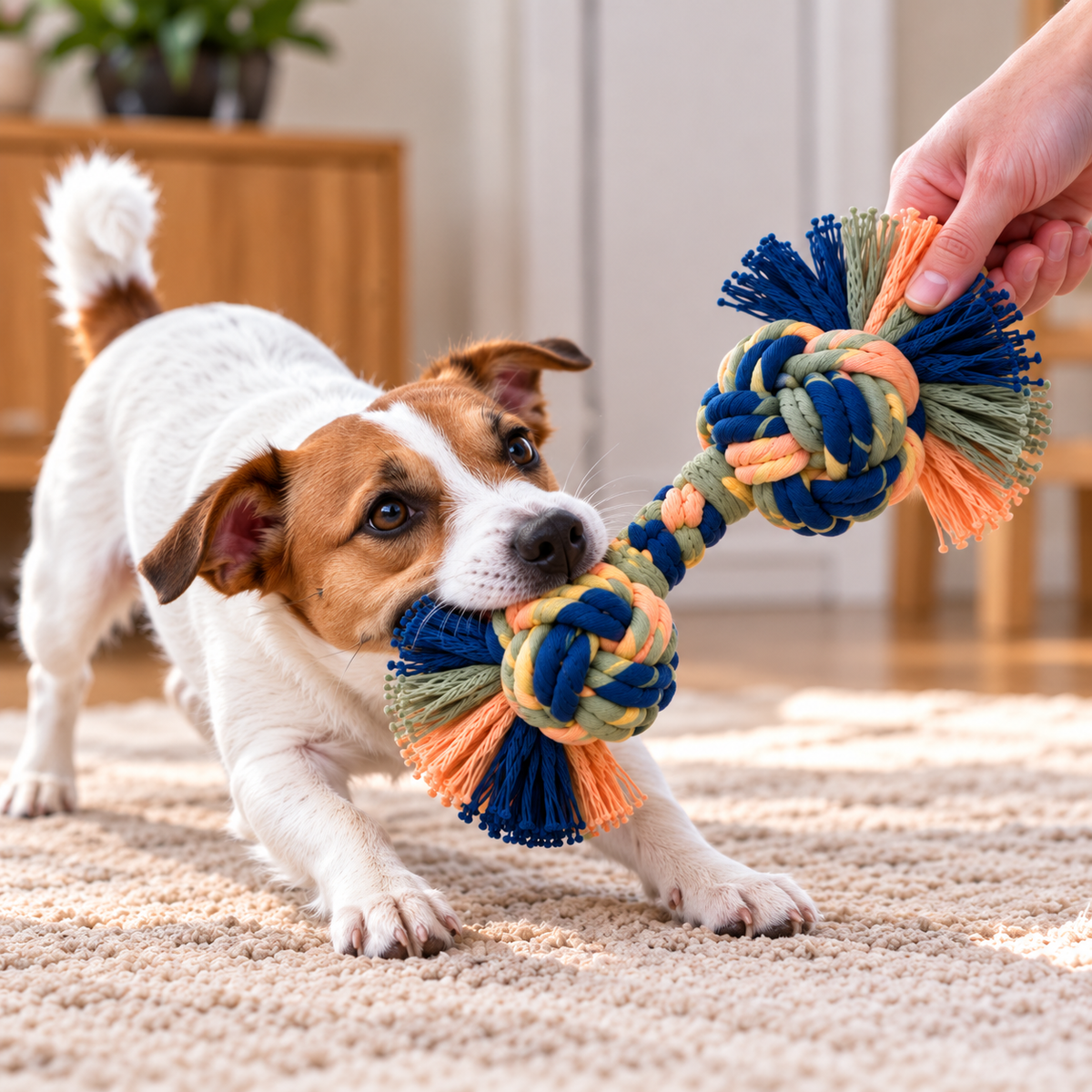 ColorPop Adventure Rope Dog Toy